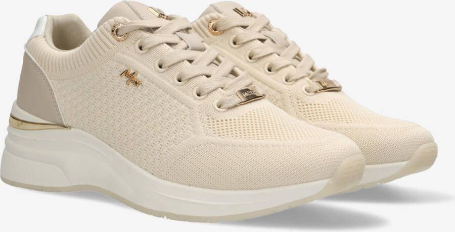 Mexx Lage Beige Textiel Sneakers Dames Beige Dames