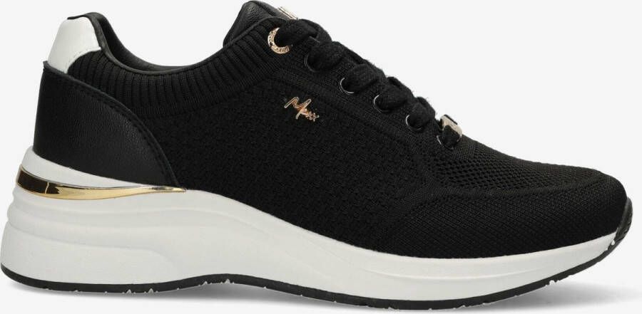 Mexx Lage Sneakers Nena Zwart Textiel Black Dames