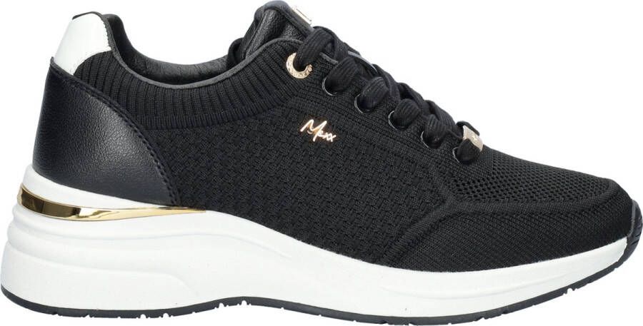 Mexx Lage Sneakers Nena Zwart Textiel Black Dames