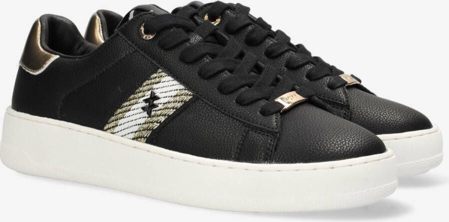 Mexx Sneaker Nura Dames Zwart Goud