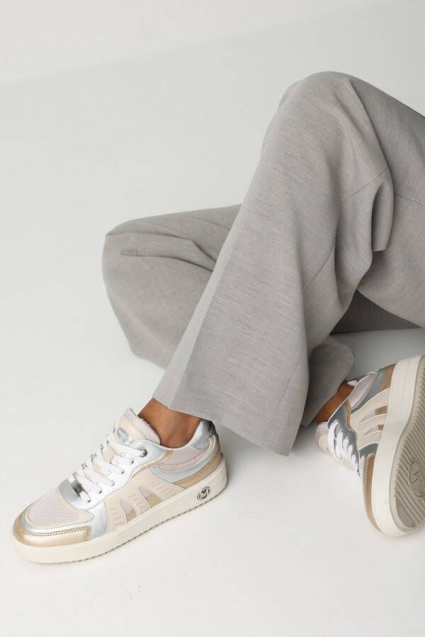 Mexx Sneaker Persia Olli Goud zilver Vrouwen Goud zilver