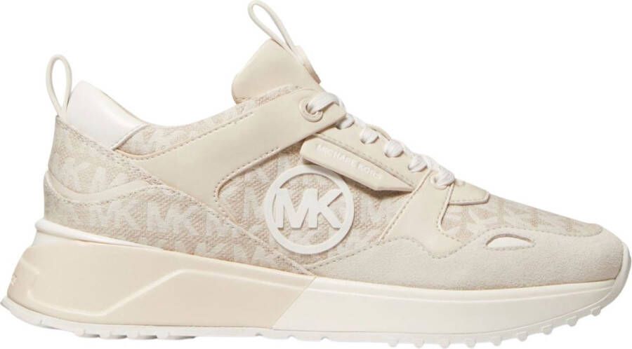 Michael Kors Theo sneaker van canvas met logoprint