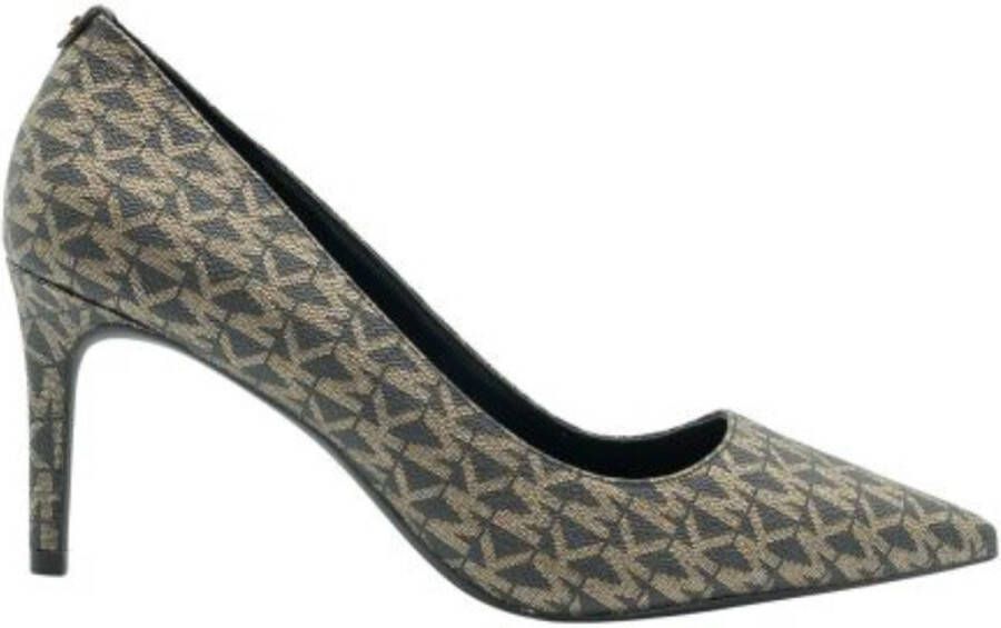 Michael Kors Alina Flex Pump Dames Hak Zwart Goud