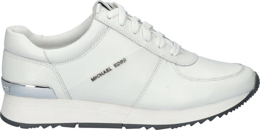 Michael Kors Witte Leren Logo Trainer Schoenen White Dames