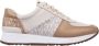 Michael Kors Allie Trainer Dames Sneakers Laag Vanilla - Thumbnail 1