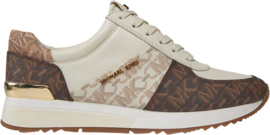 Michael Kors Allie Sneaker Stijlvolle Sneakers Beige Dames