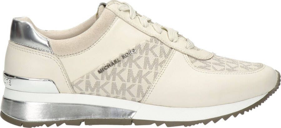 Michael Kors Allie sneaker van leer met metallic details