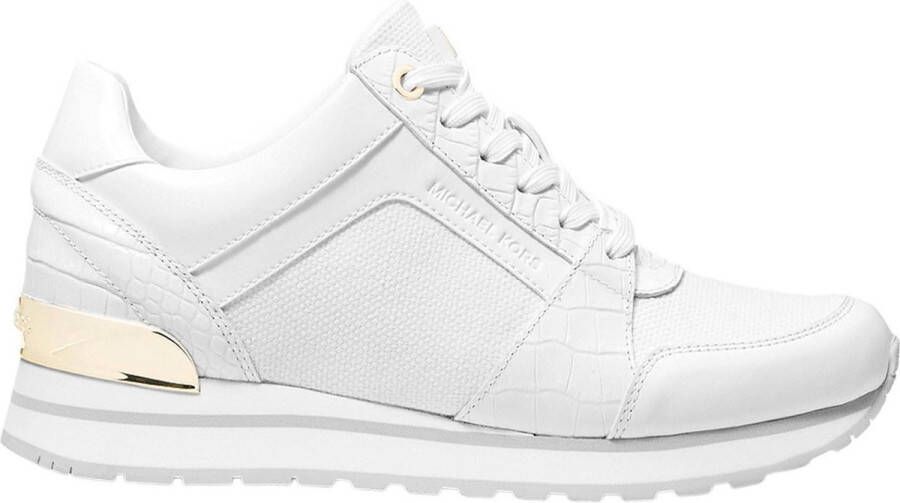 Michael Kors Billie Trainer Dames Sneakers Optic White Schoenen Nl