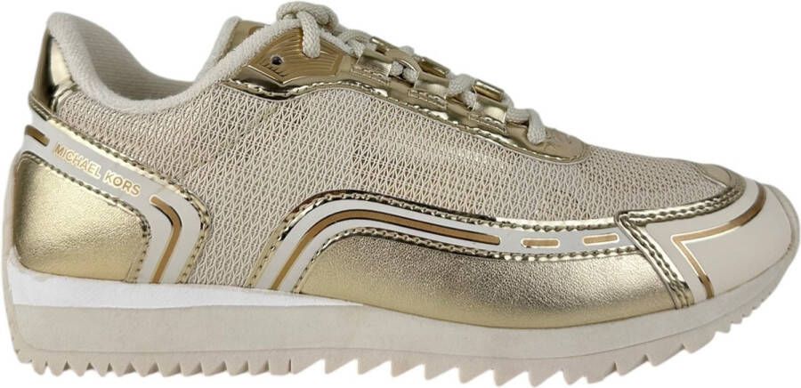 Michael Kors Byrdie Trainer Sneakers Leatherlook Dames Goud