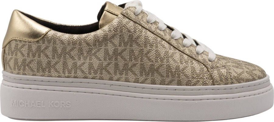 Michael Kors Chapman Lace Up Dames Sneakers Goud