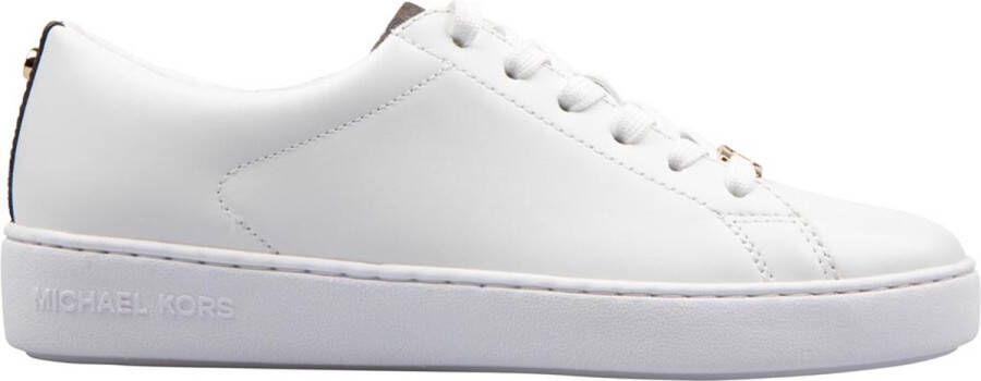 Michael Kors Dames Keaton Sneaker Wit Bruin