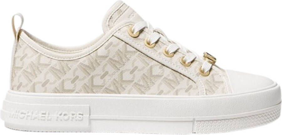 Michael Kors Evy Sneaker Stijlvolle Sneakers Beige Dames