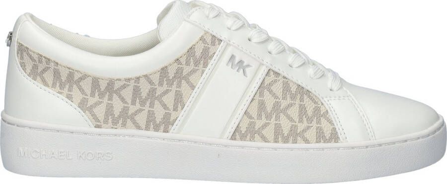 Michael Kors Beige Veterschoenen Sneakers Juno Stripe Beige Dames