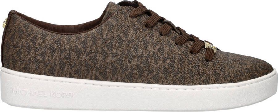 Michael Kors Keaton Lace Up Dames Sneakers Brown