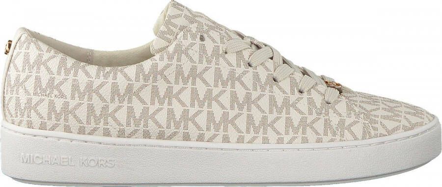 Michael Kors Keaton Lace Up Dames Sneakers Vanille