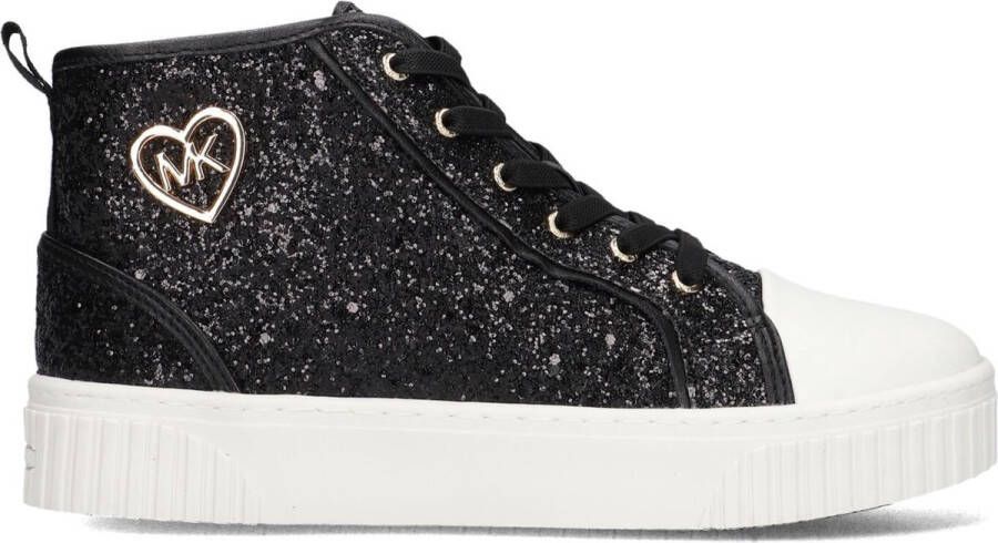 Michael Kors Kids Skate Split 3 Glitter Sneakers Meisjes Zwart