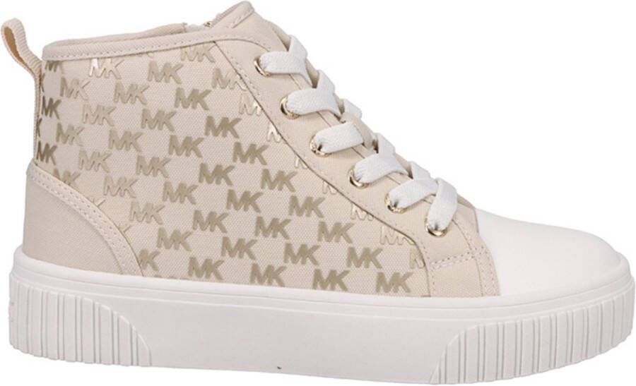 Michael Kors Kids Skate Split 3 Hoge sneakers Meisjes Beige