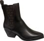 Michael Kors Kinlee Bootie Black Brown-western laars-kort laarsje - Thumbnail 1