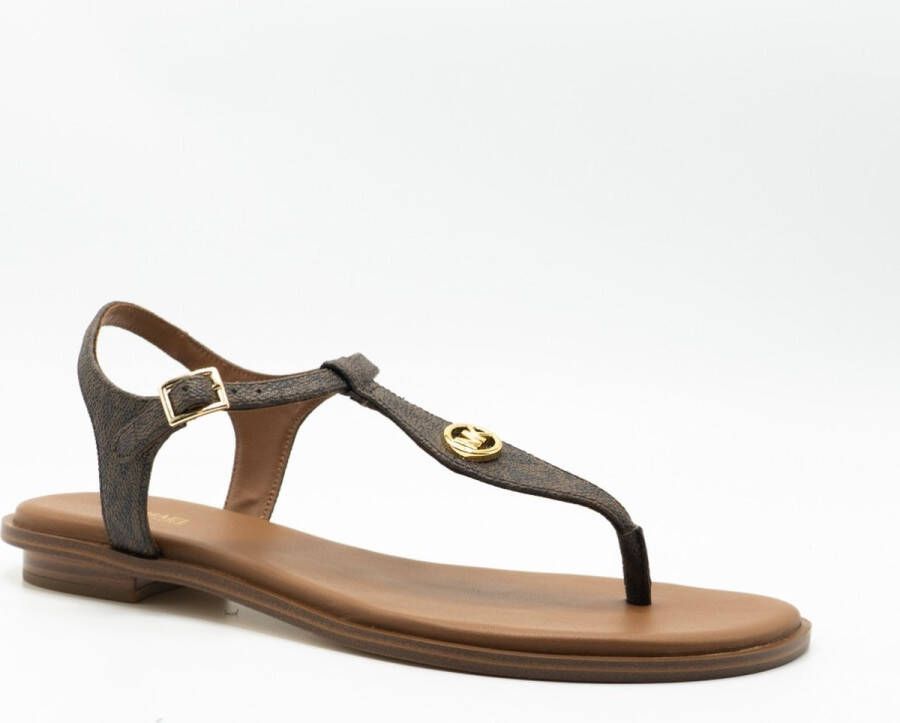 Michael Kors Mallory Thong Dames Sandalen Bruin