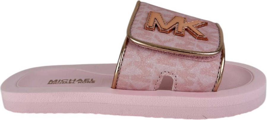 Michael Kors Meisjes Slipper Roze MK100947 Eli Carroll