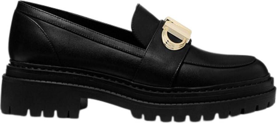 Michael Kors Zwarte Lug Loafers voor Dames Black Dames