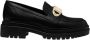 Michael Kors Zwarte Lug Loafers voor Dames Black Dames - Thumbnail 1