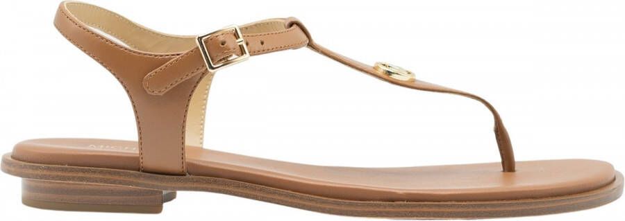 Michael Kors Plate Thong Dames Sandalen Bruin