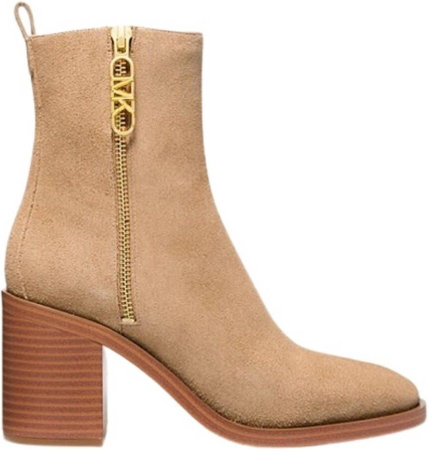 Michael Kors Regan Mid Bootie Enkellaars Dames Camel