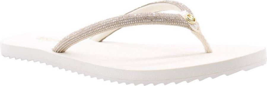 Michael Kors Stijlvolle Slippers voor Vrouwen Beige Dames