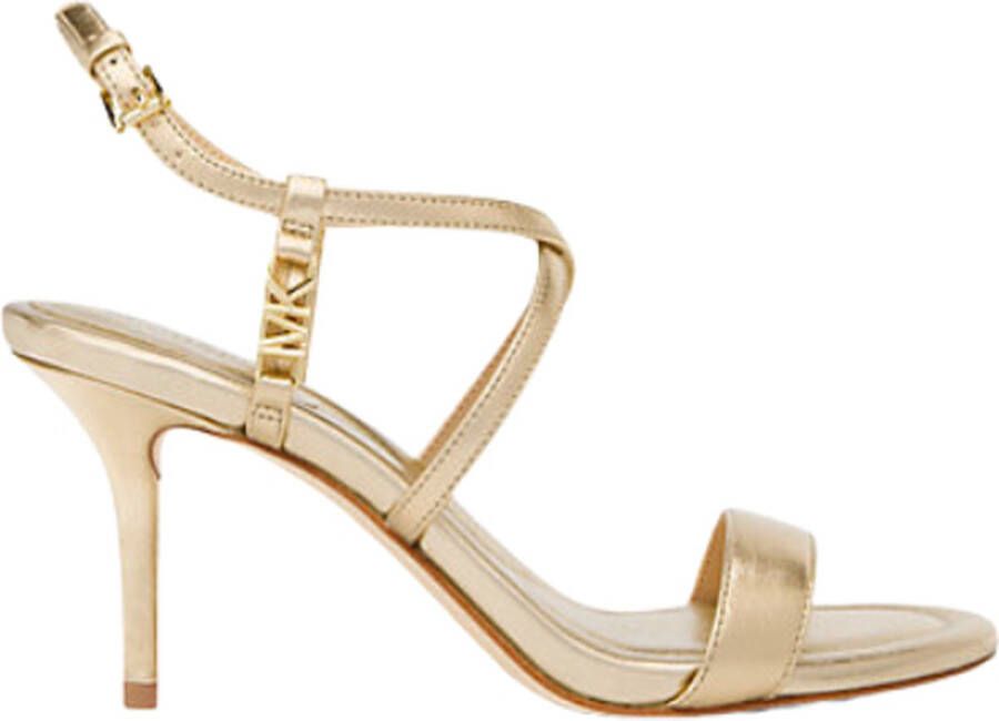 Michael Kors Veronica Heeled Sandalen Dames Pale Gold