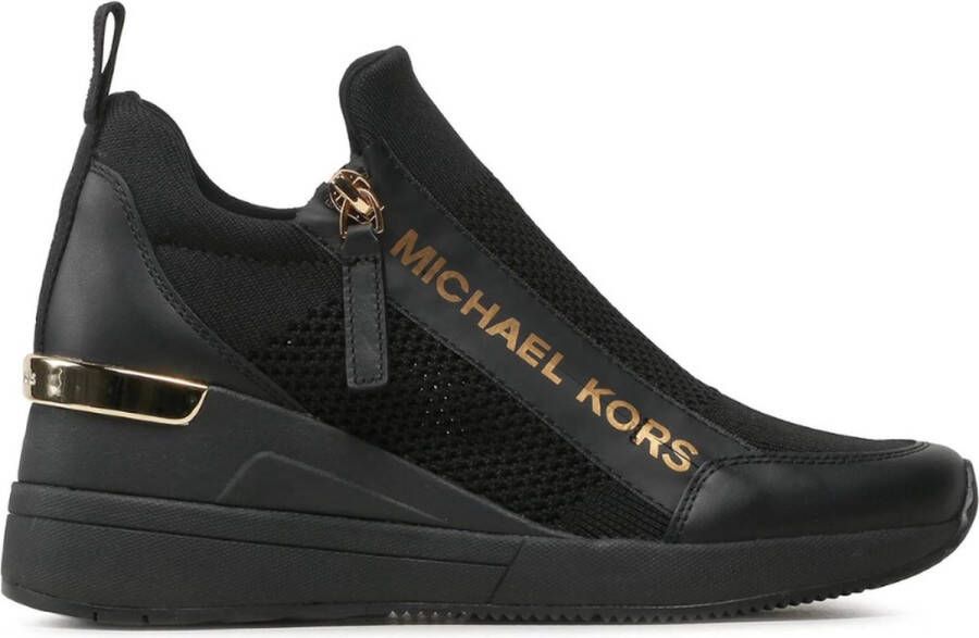 Michael Kors Willes Wedge Trainer Black-instapper michaelkors - Foto 3