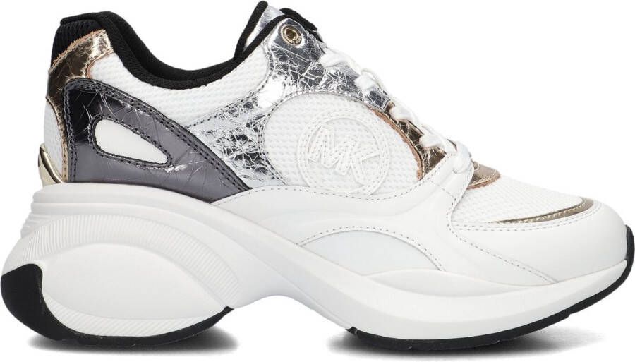 Michael Kors Zuma Trainer Sneakers Leatherlook Dames Wit