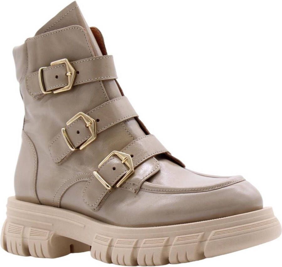 Mimmu Bottine Beige Dames Schoenen