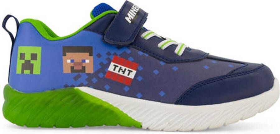 Minecraft Blauwe sneaker lichtjes