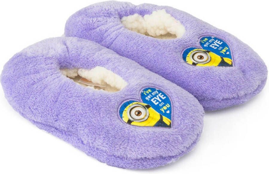 Minions Pantoffel Slofjes Paars