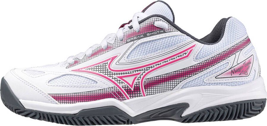 Mizuno BREAK SHOT 4 CC WOS tennisschoenen dames gravel 61G wit