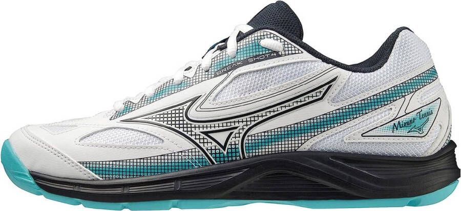 Mizuno BREAK SHOT 4 tennisschoenen dames multicourt 61GR234420 wit blauw