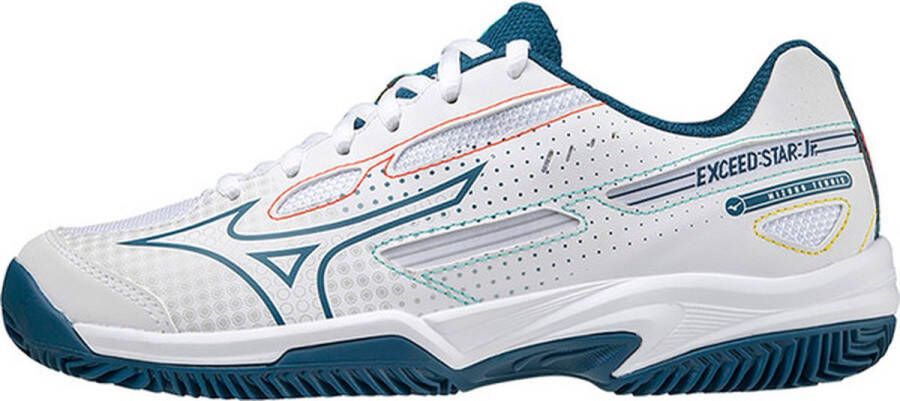 Mizuno Exceed Star Clay Junior Sportschoenen Tennis Smashcourt White Blue