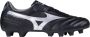 Mizuno Morelia II Club senior voetbalschoenen zwart zilvergrijs - Thumbnail 2