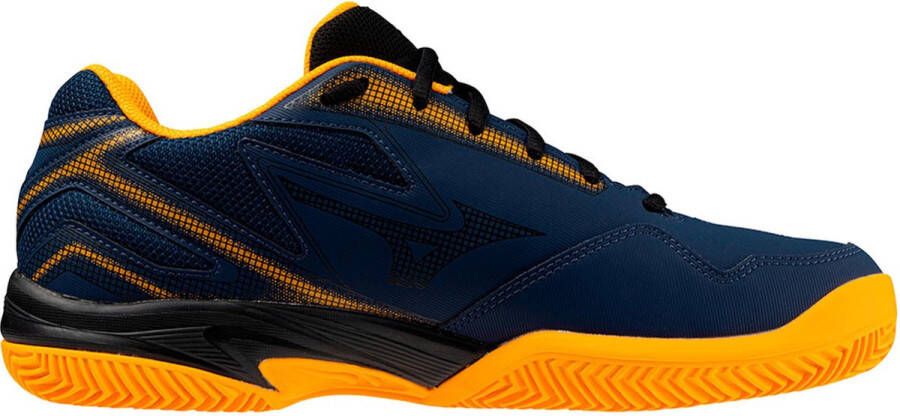 Mizuno Padel Schoenen Break Shot 4 Blauw Oranje Padel