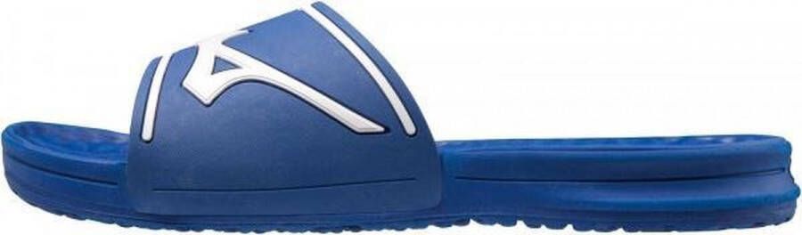 Mizuno slippers Relax Slide 2 Blauw met Wit logo (Maat: XXL 45 46 5)