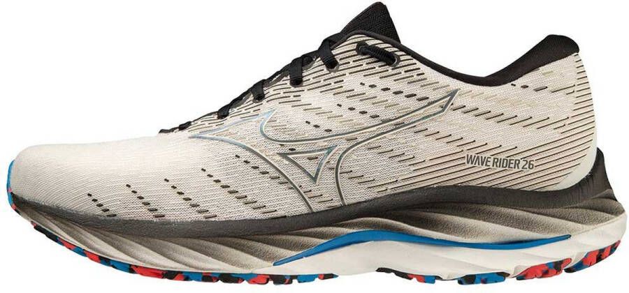 Mizuno Wave Rider 26 Heren Sportschoenen Hardlopen Weg wit zwart