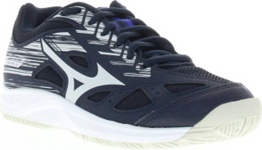 Mizuno Stealth Star kinderen Sportschoenen Volleybal Indoor wit blauw