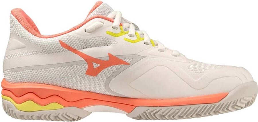 Mizuno Tennisschoen Padelschoen Wave Exceed Light 2 CC Dames Wit