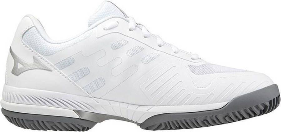 Mizuno Tennisschoen Padelschoen Wave Exceed SL2 CC Dames Wit Grijs