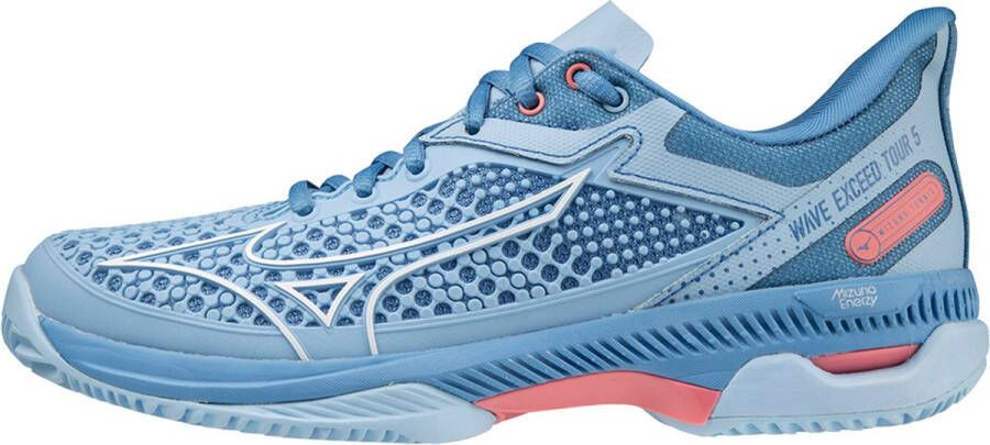 Mizuno Tennisschoen Padelschoen Wave Exceed Tour 5 CC Dames Blauw