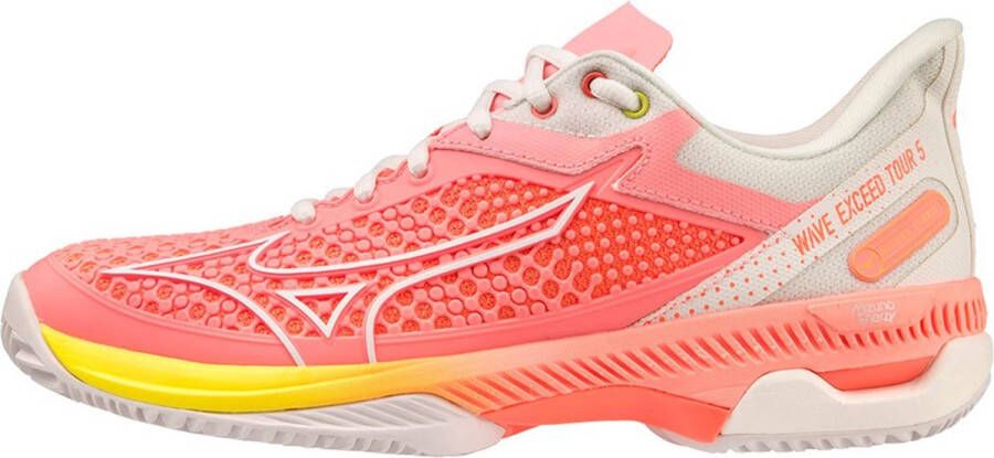 Mizuno Tennisschoen Padelschoen Wave Exceed Tour 5 CC Dames Roze