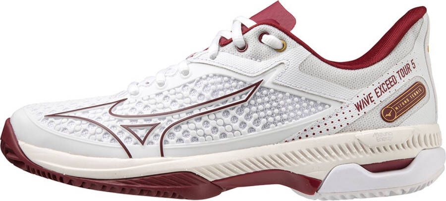 Mizuno Tennisschoen Padelschoen Wave Exceed Tour 5 CC Dames Wit