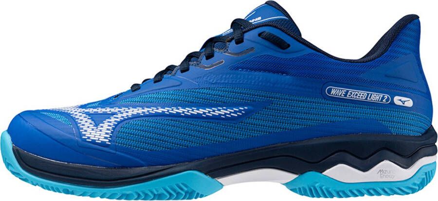 Mizuno Tennisschoen Wave Exceed Light 2 CC Heren Blauw