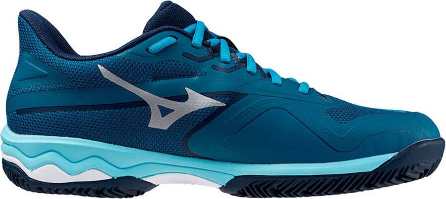 Mizuno Tennisschoen Wave Exceed Light 2 CC Heren Blauw Wit